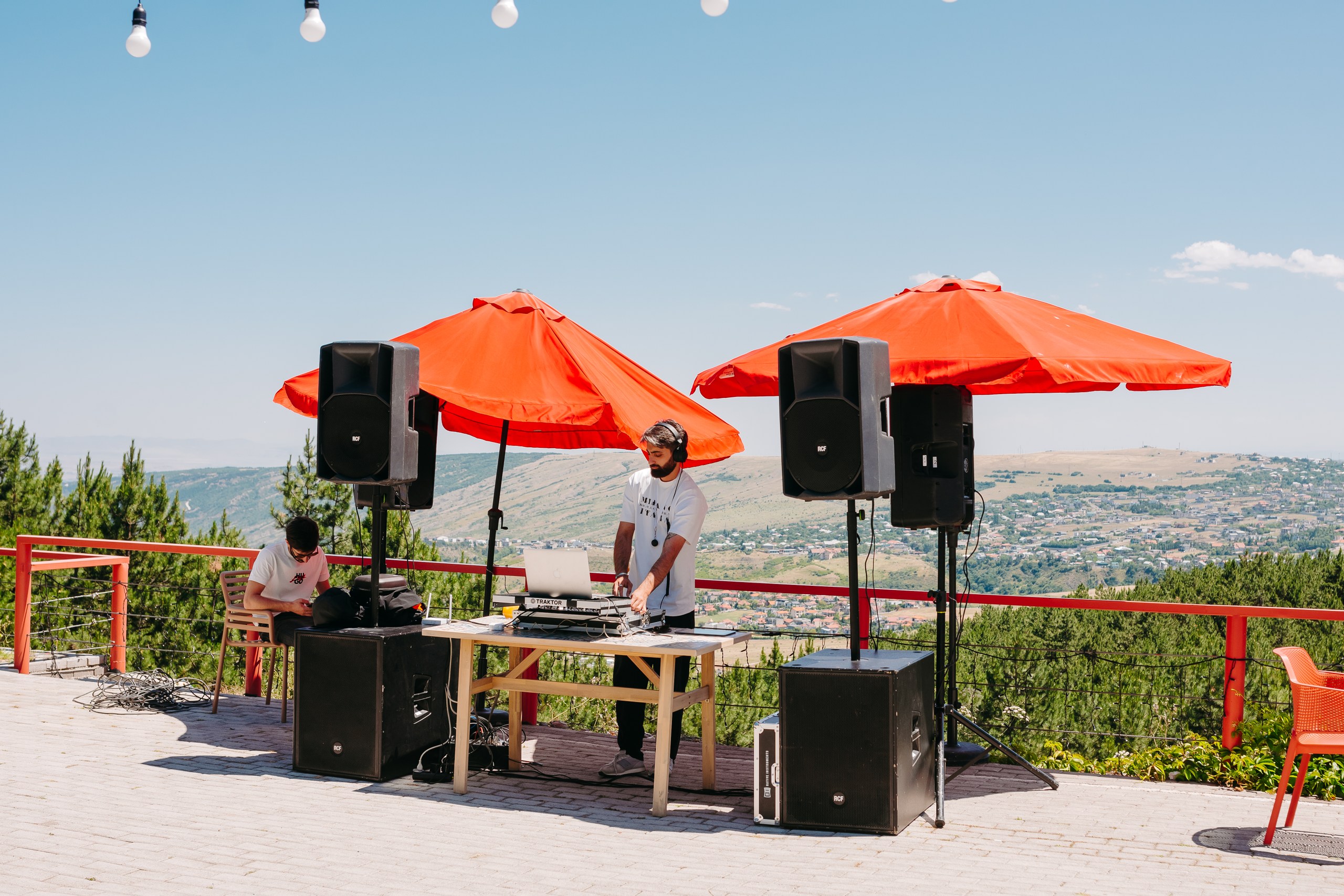 DJ outdoor event